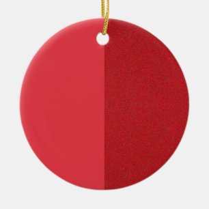 Two-Tone Tomato Red Ornament for Custom Events