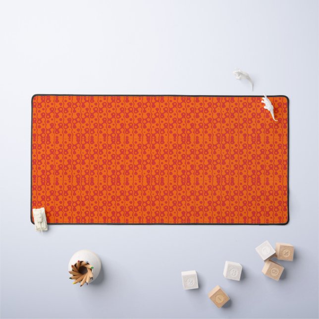 Two tone waves pattern desk mat (Kids Table)