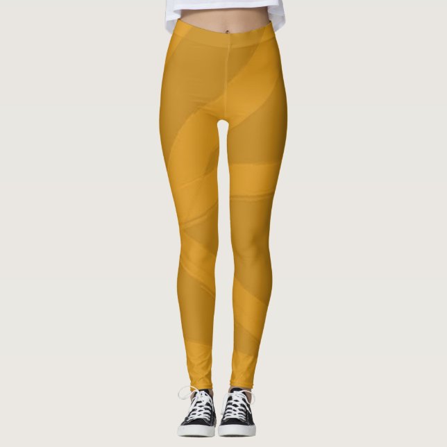 Two Tone Yellow Leggings (Front)