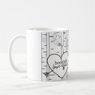 Two Toned Bookish Love Affair Coffee Mug
