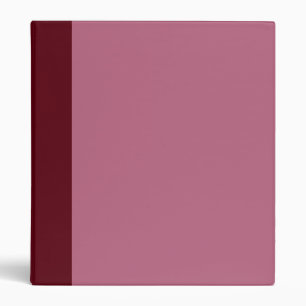Two-Toned Burgundy & Pink Binder