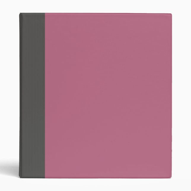 Two-Toned Grey & Pink Binder (Front)
