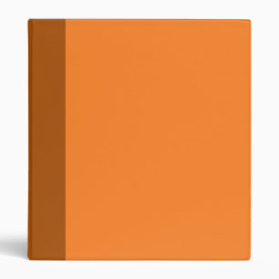 Two-Toned Orange Binder
