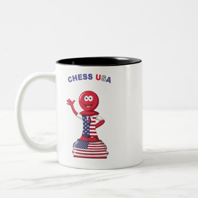 Two Toned USA Coffee mug (Left)