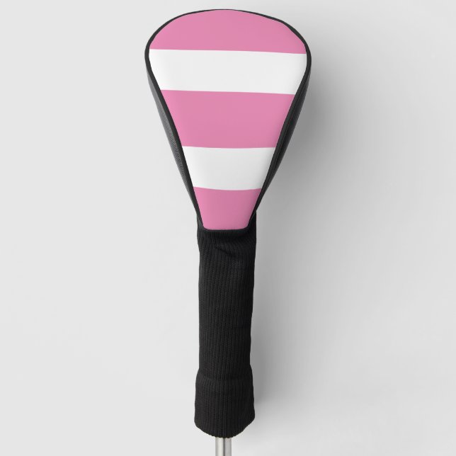 Two Tones Stripes Golf Head Cover (Front)