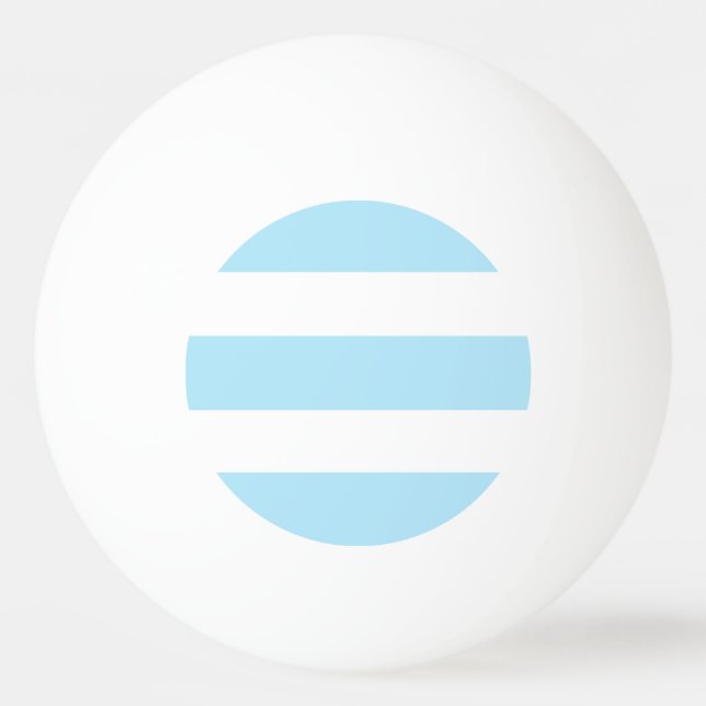 Two Tones Stripes Ping Pong Ball (Front)