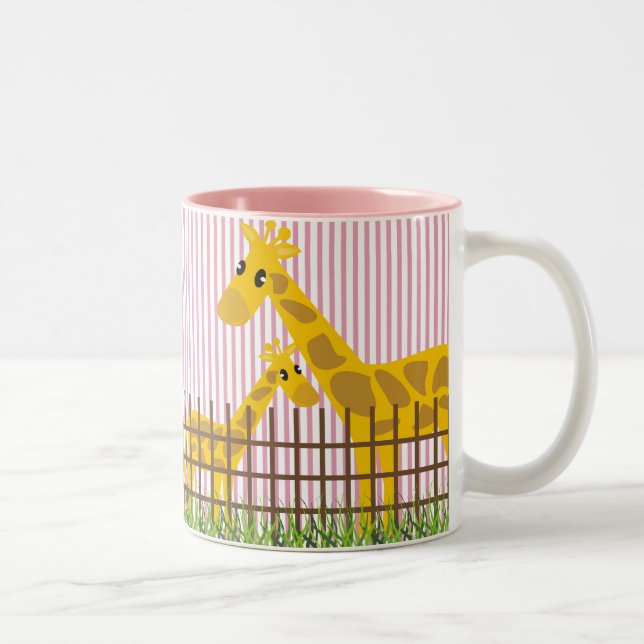 Two (Too) Cute Giraffes Mugs (Right)