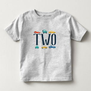 Two Transportation Birthday Shirt