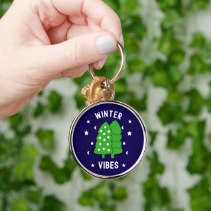 Two Trees Winter Vibes Keychain