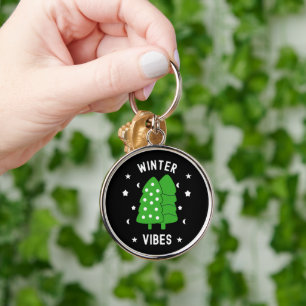 Two Trees Winter Vibes Keychain