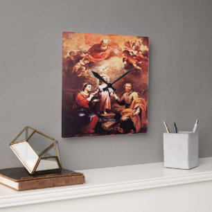 Two Trinities Square Wall Clock