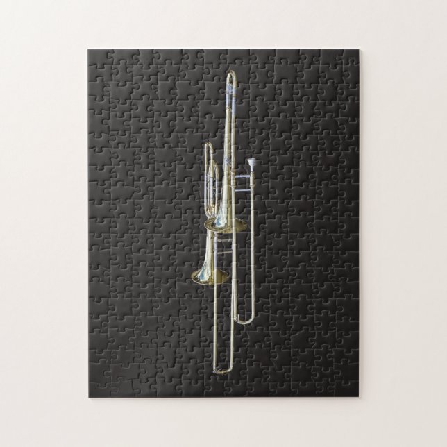 Two Trombones Jigsaw Puzzle (Vertical)