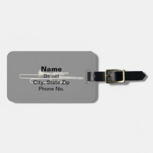 Two Trombones Luggage Tag