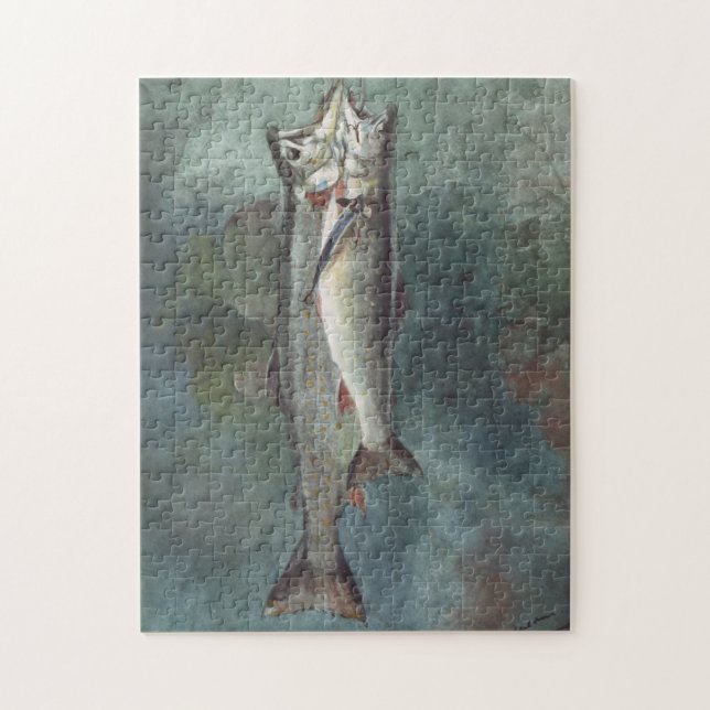 Two Trout Jigsaw Puzzle (Vertical)
