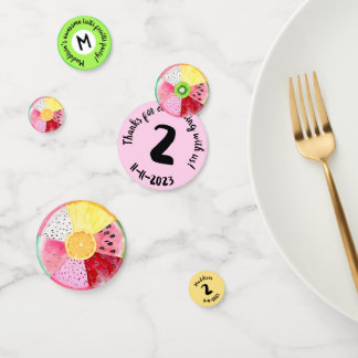 Two-tti Fruitti Tutti Fruitti Tropical Birthday Confetti