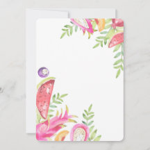 TWO-TTI FRUTTI Birthday- Girls’ 2nd Birth Card 