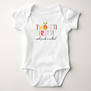 Two-tti Frutti Cutie Fruit Second Birthday Baby Bodysuit