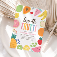 Two-tti Frutti Fruit 2nd Birthday