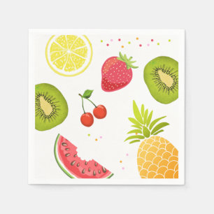 Two-tti frutti Paper Napkin Fruit Birthday Fruity