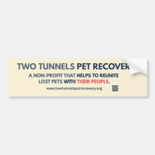 Two Tunnels Car Magnet Bumper Sticker