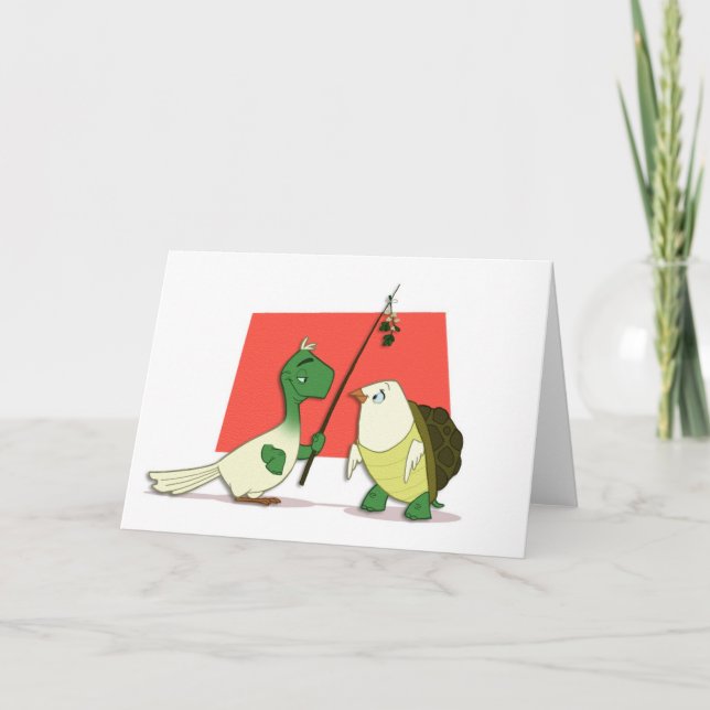 "Two Turtle Doves" Card (Blank) (Front)