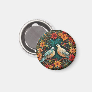 Two Turtle Doves Magnet