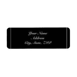 Two Tuxedos with Red Rose Return Address