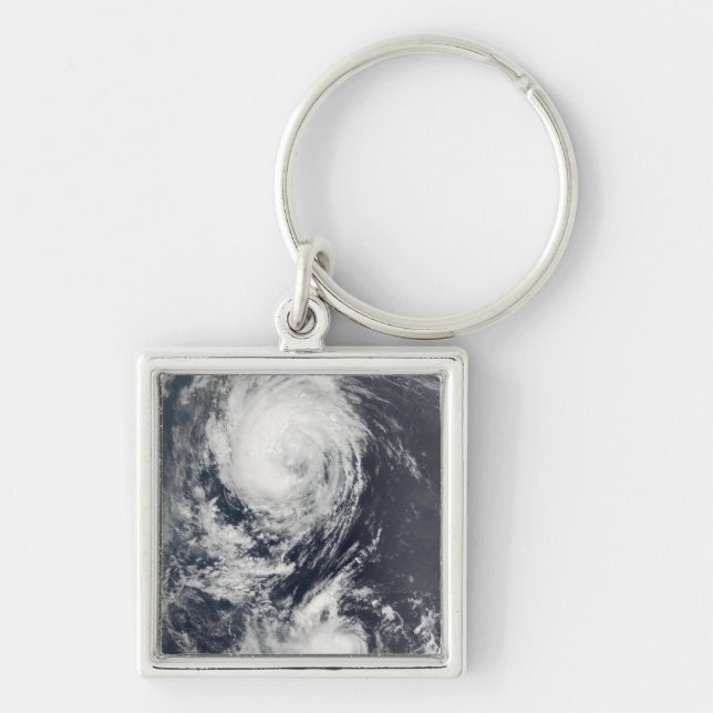 Two Typhoon systems approaching the Far East Keychain (Front)