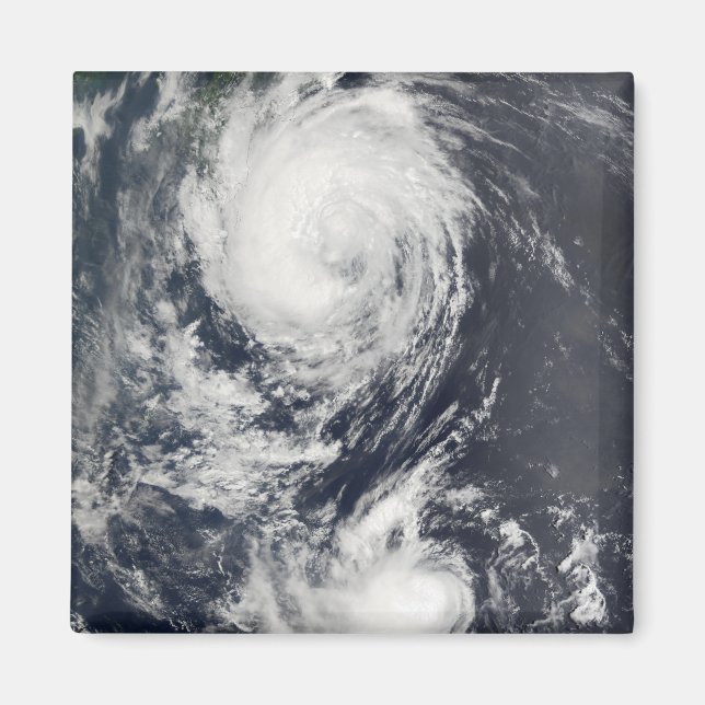 Two Typhoon systems approaching the Far East Magnet (Front)