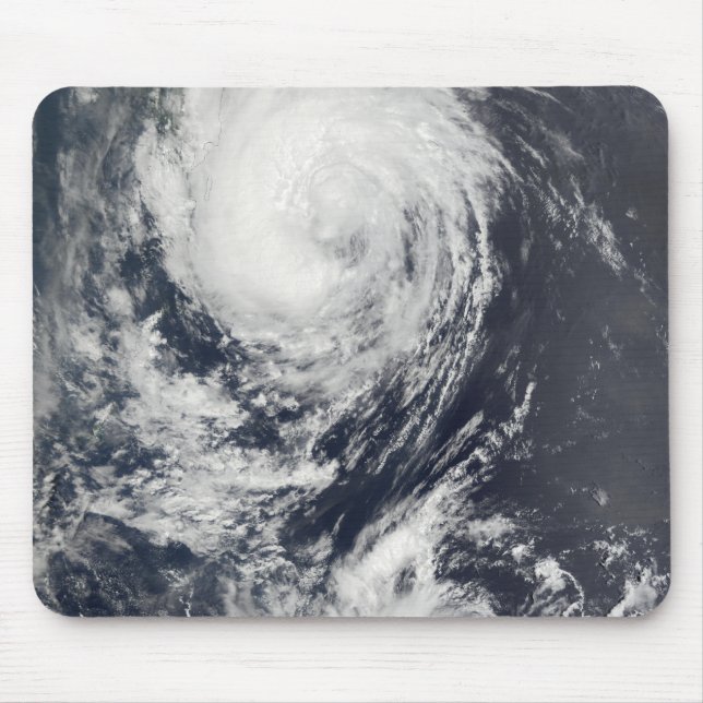Two Typhoon systems approaching the Far East Mouse Pad (Front)