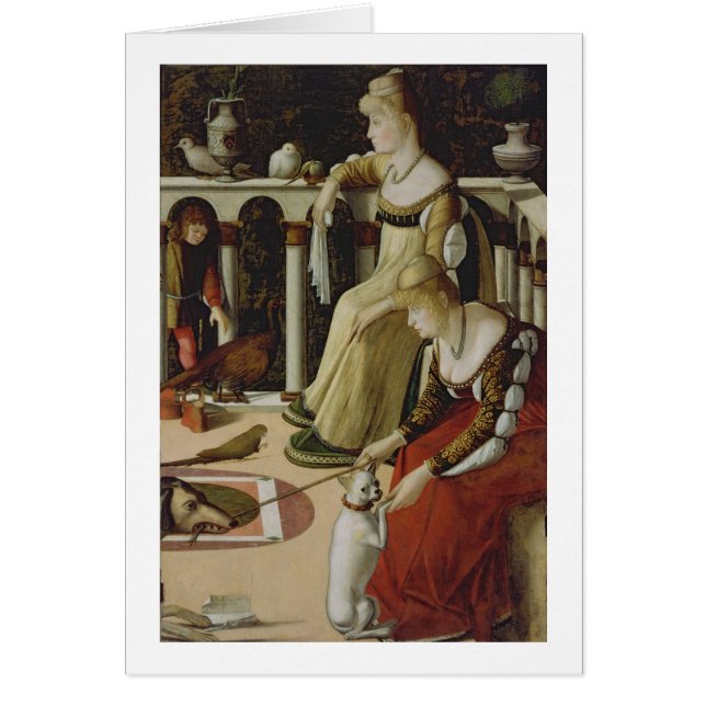 Two Venetian Ladies (panel) (Front)