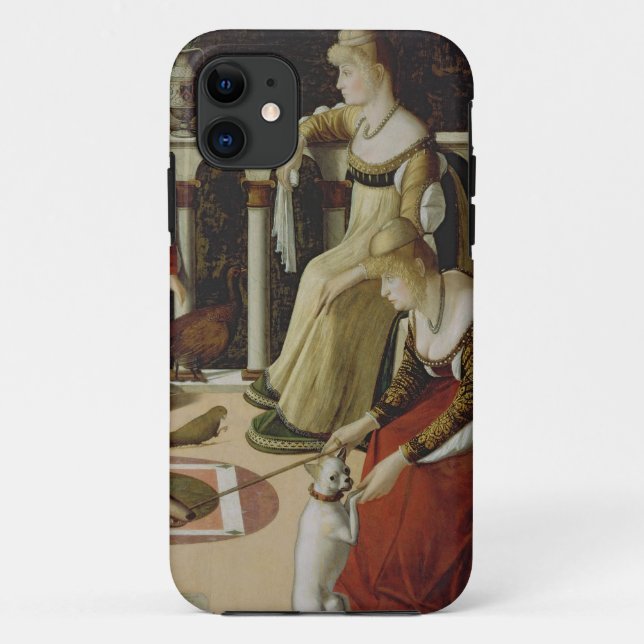 Two Venetian Ladies (panel) Case-Mate iPhone Case (Back)
