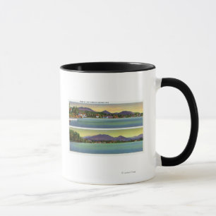 Two Views of Lake Flower Mug