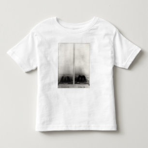 Two views of the construction of the Eiffel 2 Toddler T-shirt