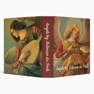 Two Vintage Renaissance Angels by Melozzo da Forli Binder