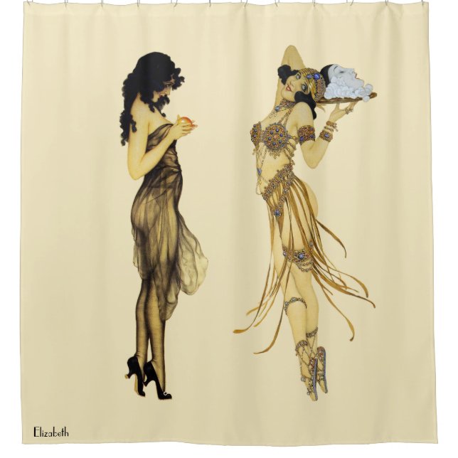 Two Vintage Retro Ladies Art Nouveau Style (Front)