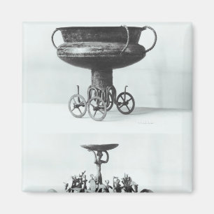 Two votive chariots for collecting rainwater magnet