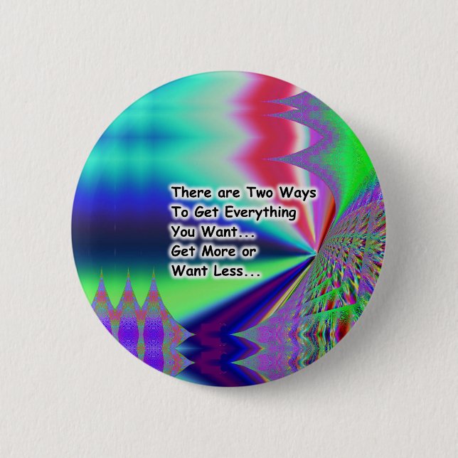 Two Ways  2 Inch Round Button (Front)