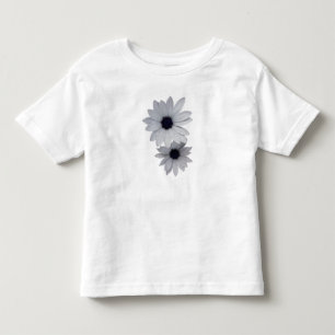 two white flowers toddler t-shirt