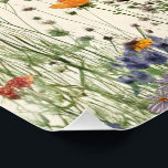 Two Wild Birthday - Boho Cream Wildflower Poster<br><div class="desc">This elegant event poster features a delicate cream background adorned with an exquisite array of wildflowers. Soft hues of blush pink,  gentle lavender,  and muted greens create a whimsical and romantic ambiance. The wildflowers are artistically arranged around the edges,  framing the text with a natural and charming touch.</div>