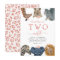Two Wild Safari Animals Girl's 2nd Birthday 
