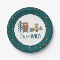 Two Wild Woodland Animal Second Birthday