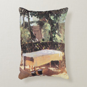Two Wine Glasses by John Singer Sargent Accent Pillow