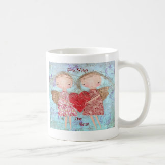 Two Wings One Heart Coffee Mug