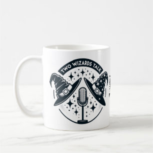 Two Wizards Talk Coffee Mug