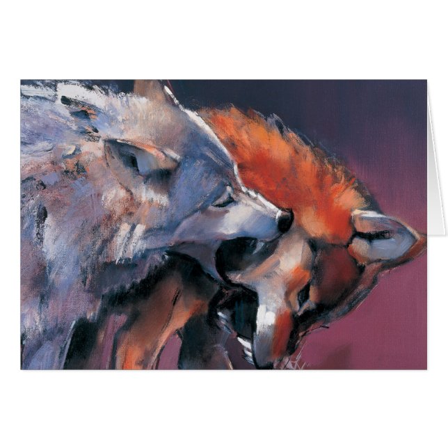 Two Wolves (Front Horizontal)