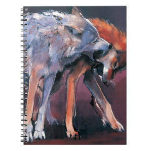 Two Wolves 2001 Notebook