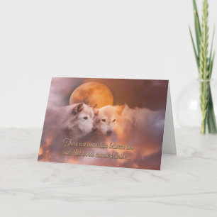 Two Wolves Valentine's Day Soul Mate Card
