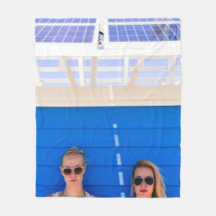 Two woman taking selfie photography fleece blanket