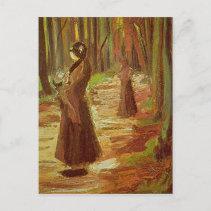 Two Women by Vincent van Gogh Postcard